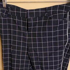 Old Navy Black and White Large Checkered Pixie Pants